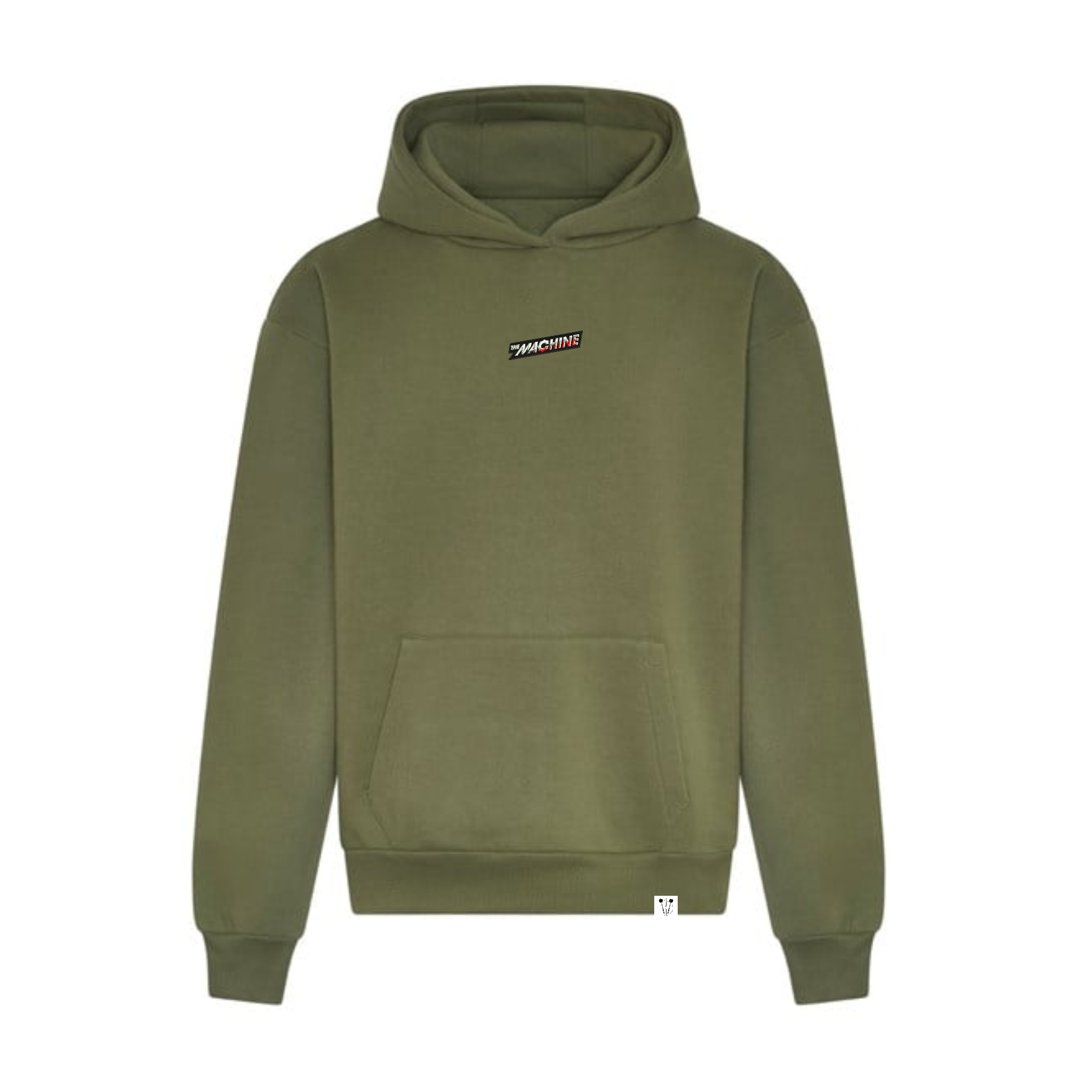 James Wade Darts Hoodie - The Machine - Earthy Green - By 9 Dart Threads
