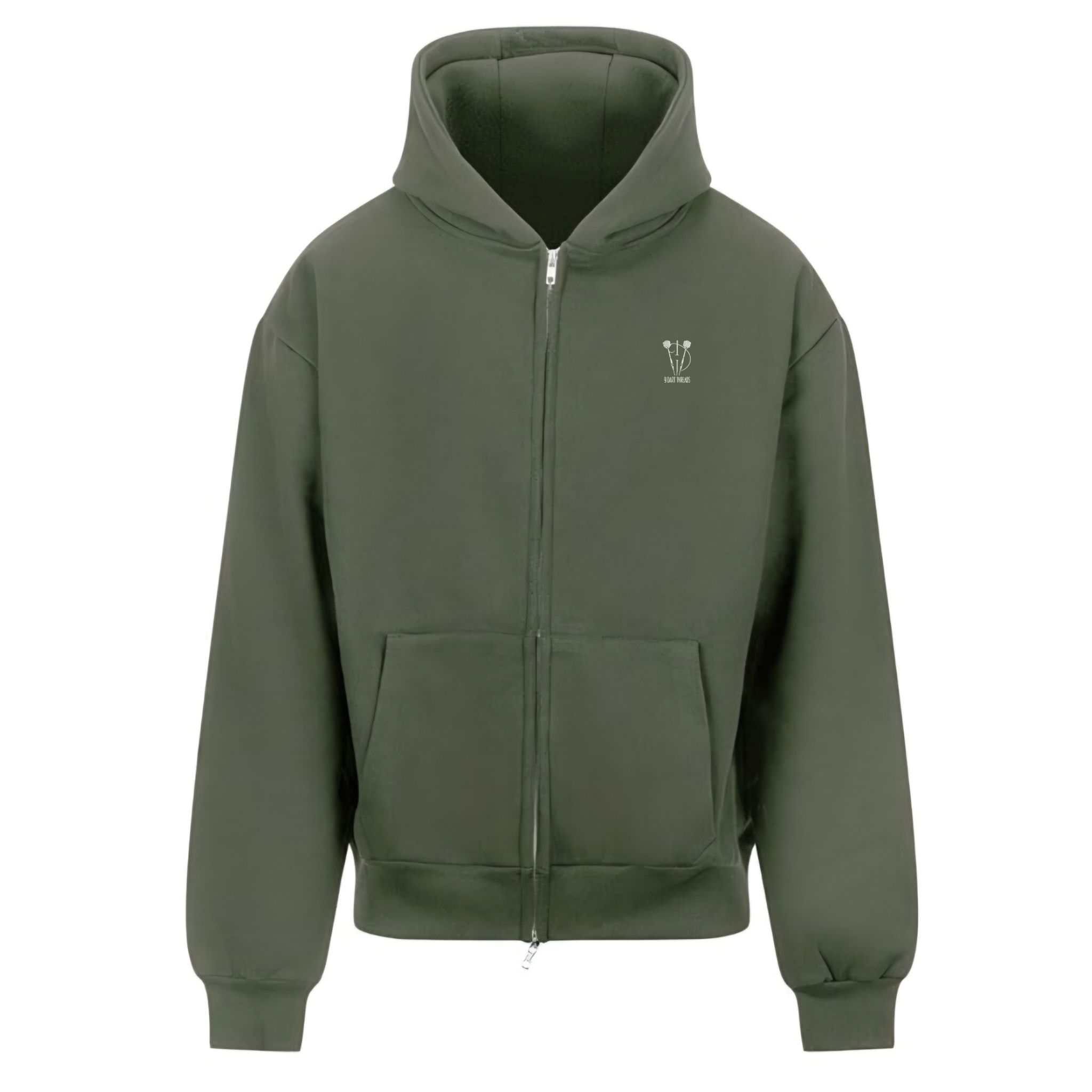 Darts XWORE / DARTED ZIP HOODIE / BLACK Lsize Zip Hoodie 