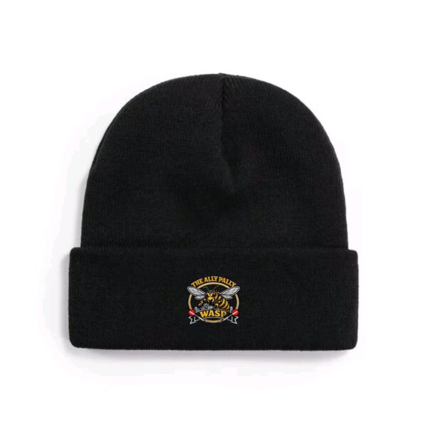 The Ally Pally Wasp Darts Beanie Hat By 9 Dart Threads