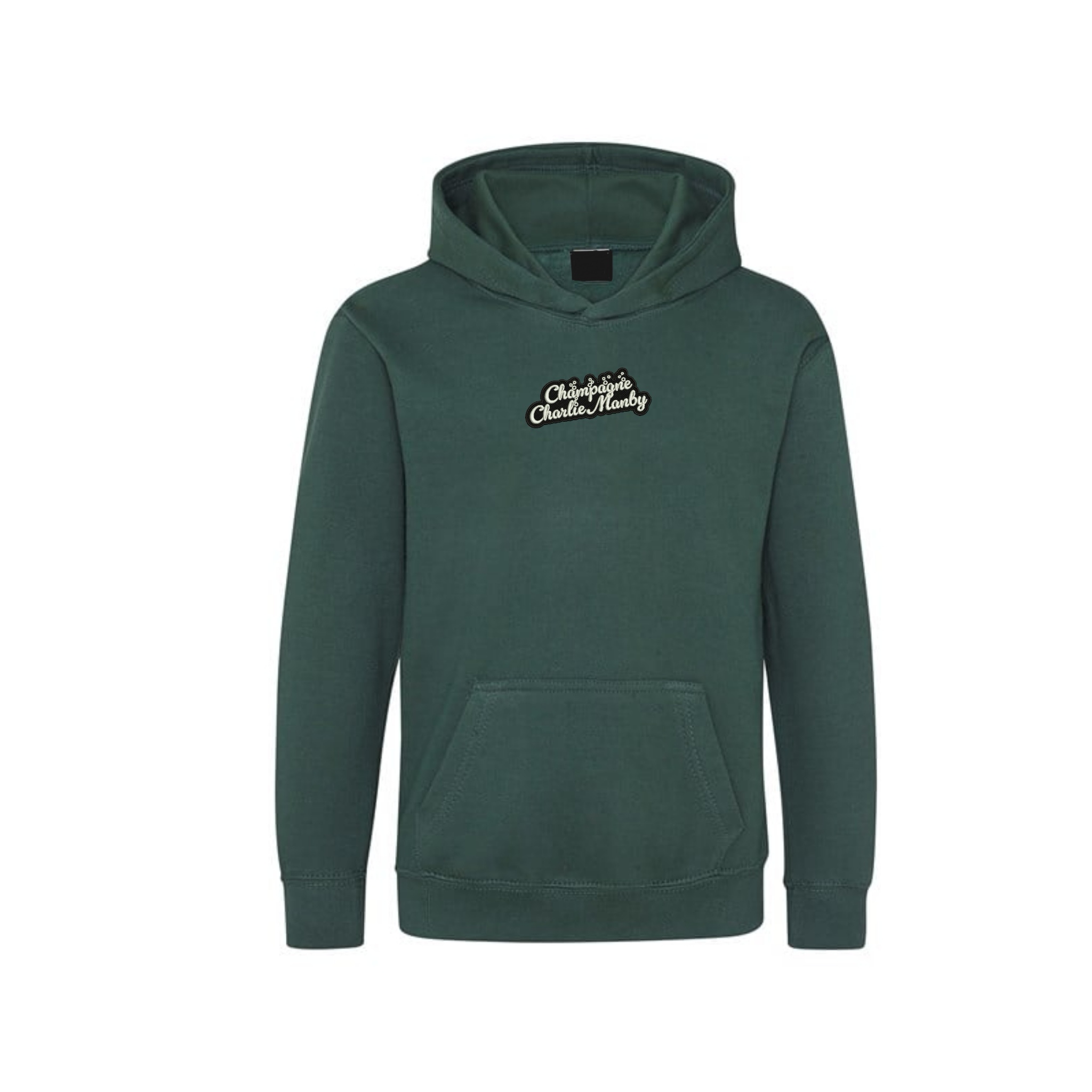 Charlie Manby Logo Darts Hoodie - Bottle Green
